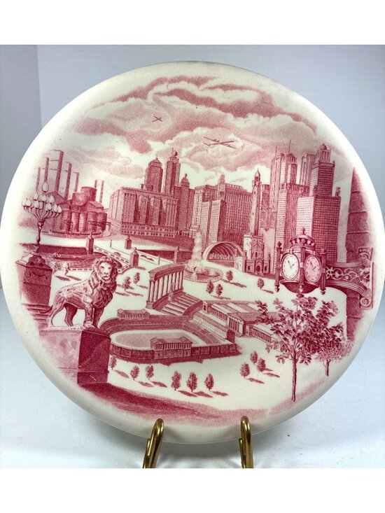 Marshall Fields Other - Vintage Marshall Field & Company Chicago souvenir plate by Johnson Bros. England